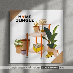 TRANH CANVAS COZY HOME - 30X30CM - TRANH 39