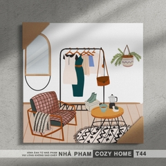 TRANH CANVAS COZY HOME - 30X30CM - TRANH 44