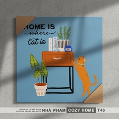 TRANH CANVAS COZY HOME - 30X30CM - TRANH 46