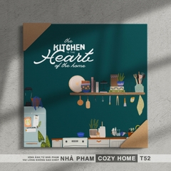 TRANH CANVAS COZY HOME - 30X30CM - TRANH 52