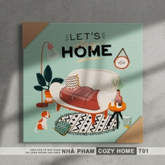 TRANH CANVAS COZY HOME - 40X40CM - TRANH 01