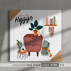 TRANH CANVAS COZY HOME - 40X40CM - TRANH 12
