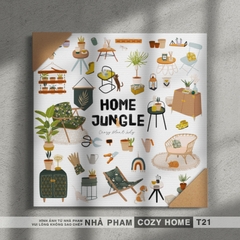 TRANH CANVAS COZY HOME - 40X40CM - TRANH 21