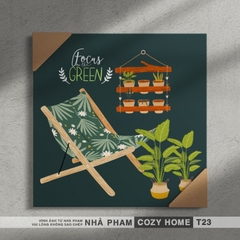 TRANH CANVAS COZY HOME - 40X40CM - TRANH 23