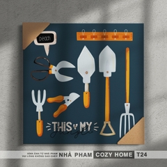 TRANH CANVAS COZY HOME - 40X40CM - TRANH 24