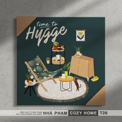 TRANH CANVAS COZY HOME - 40X40CM - TRANH 26