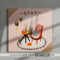 TRANH CANVAS COZY HOME - 40X40CM - TRANH 04