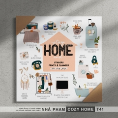 TRANH CANVAS COZY HOME - 40X40CM - TRANH 41