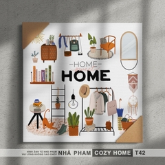 TRANH CANVAS COZY HOME - 40X40CM - TRANH 42