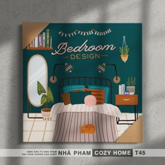 TRANH CANVAS COZY HOME - 40X40CM - TRANH 45