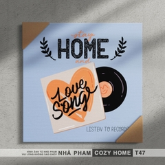 TRANH CANVAS COZY HOME - 40X40CM - TRANH 47