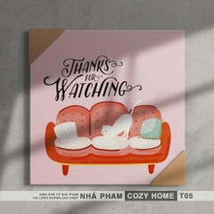 TRANH CANVAS COZY HOME - 40X40CM - TRANH 05