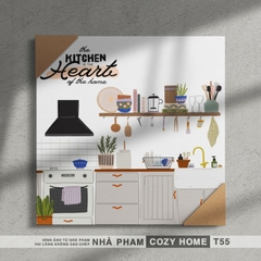 TRANH CANVAS COZY HOME - 40X40CM - TRANH 55