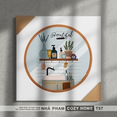 TRANH CANVAS COZY HOME - 40X40CM - TRANH 57