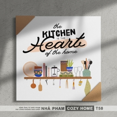TRANH CANVAS COZY HOME - 40X40CM - TRANH 58
