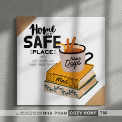 TRANH CANVAS COZY HOME - 40X40CM - TRANH 60