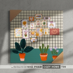 TRANH CANVAS COZY HOME - 40X40CM - TRANH 09