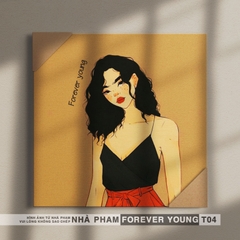 TRANH CANVAS FOREVER YOUNG - 30X30CM - HÌNH 04