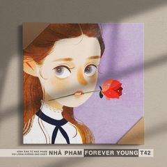 TRANH CANVAS FOREVER YOUNG - 30X30CM - HÌNH 42