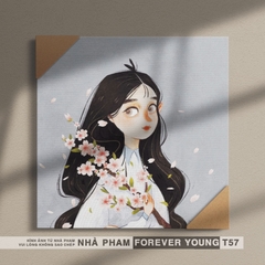 TRANH CANVAS FOREVER YOUNG - 30X30CM - HÌNH 57
