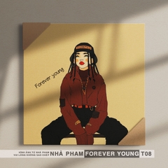 TRANH CANVAS FOREVER YOUNG - 30X30CM - HÌNH 08