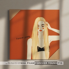 TRANH CANVAS FOREVER YOUNG - 40X40CM - HÌNH 13