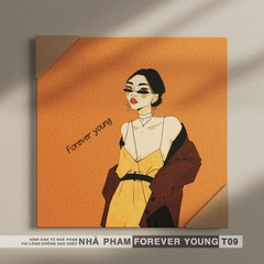 TRANH CANVAS FOREVER YOUNG - 40X40CM - HÌNH 09