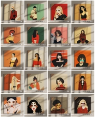 TRANH CANVAS FOREVER YOUNG - 30X30CM - HÌNH 04
