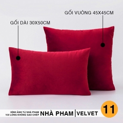 VỎ GỐI DÀI SOFA VELVET - HÌNH 11