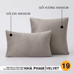 VỎ GỐI DÀI SOFA VELVET - HÌNH 19