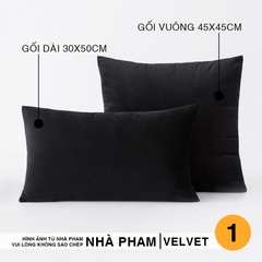 VỎ GỐI VUÔNG SOFA VELVET - HÌNH 01