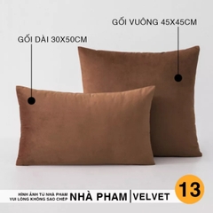 VỎ GỐI VUÔNG SOFA VELVET - HÌNH 13