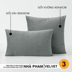 VỎ GỐI VUÔNG SOFA VELVET - HÌNH 03