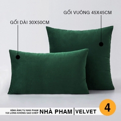 VỎ GỐI VUÔNG SOFA VELVET - HÌNH 04