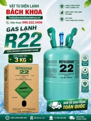 ❄️ GAS LẠNH R22 – BÌNH 3KG | VẬT TƯ ĐIỆN LẠNH BÁCH KHOA