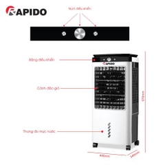 Quạt làm mát Rapido Everrest 6000M