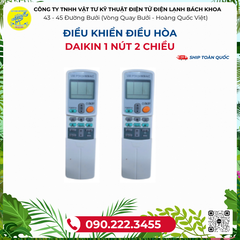 Điều khiển ĐIỀU HÒA daikin 1 nút 2 chiều - 090.222.3455