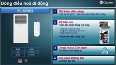 Điều hòa di động Casper 9000BTU PC-09TL33 vận chuyển miễn phí trên địa bàn Hà Nội