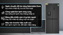 Tủ lạnh Hitachi HR4N7520DSWDXVN Inverter 464 lít Multi Door