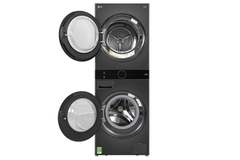 Tháp giặt sấy LG WT1410NHB WashTower Inverter giặt 14 kg - sấy 10kg