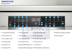 Máy rửa bát Bosch SMS6ZCI16E Series 6 Zeolith Độc lập