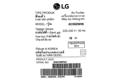 Máy lọc không khí LG PuriCare AS10GDWH0 70W