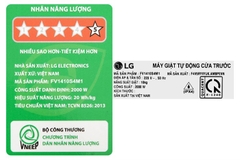 Máy giặt LG FV1410S4M1 AI DD Inverter 10 kg