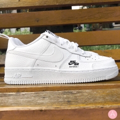 [CV9604-100] K NIKE AIR FORCE 1 LOW ULTILITY WHITE
