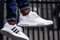 [CQ2411] M ADIDAS NMD R1 WHITE BLACK