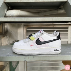 [DC2532-100] K NIKE AIR FORCE 1 LV8 WHITE PHOTON DUST/LIME LIGHT