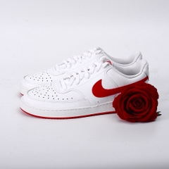 [CD5463-102] M NIKE COURT VISION LOW WHITE/UNIVERSITY RED