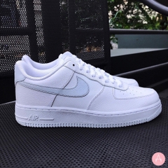 [CD9066-100] M NIKE AIR FORCE 1 '07 PURE PLATINUM WHITE METALLIC SILVER