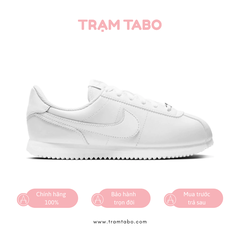 [904764-100] K NIKE CORTEZ ALL WHITE