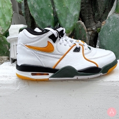 [CN0050-100] M NIKE AIR FLIGHT 89 WHITE/DEL-SOL-FIR-BLACK